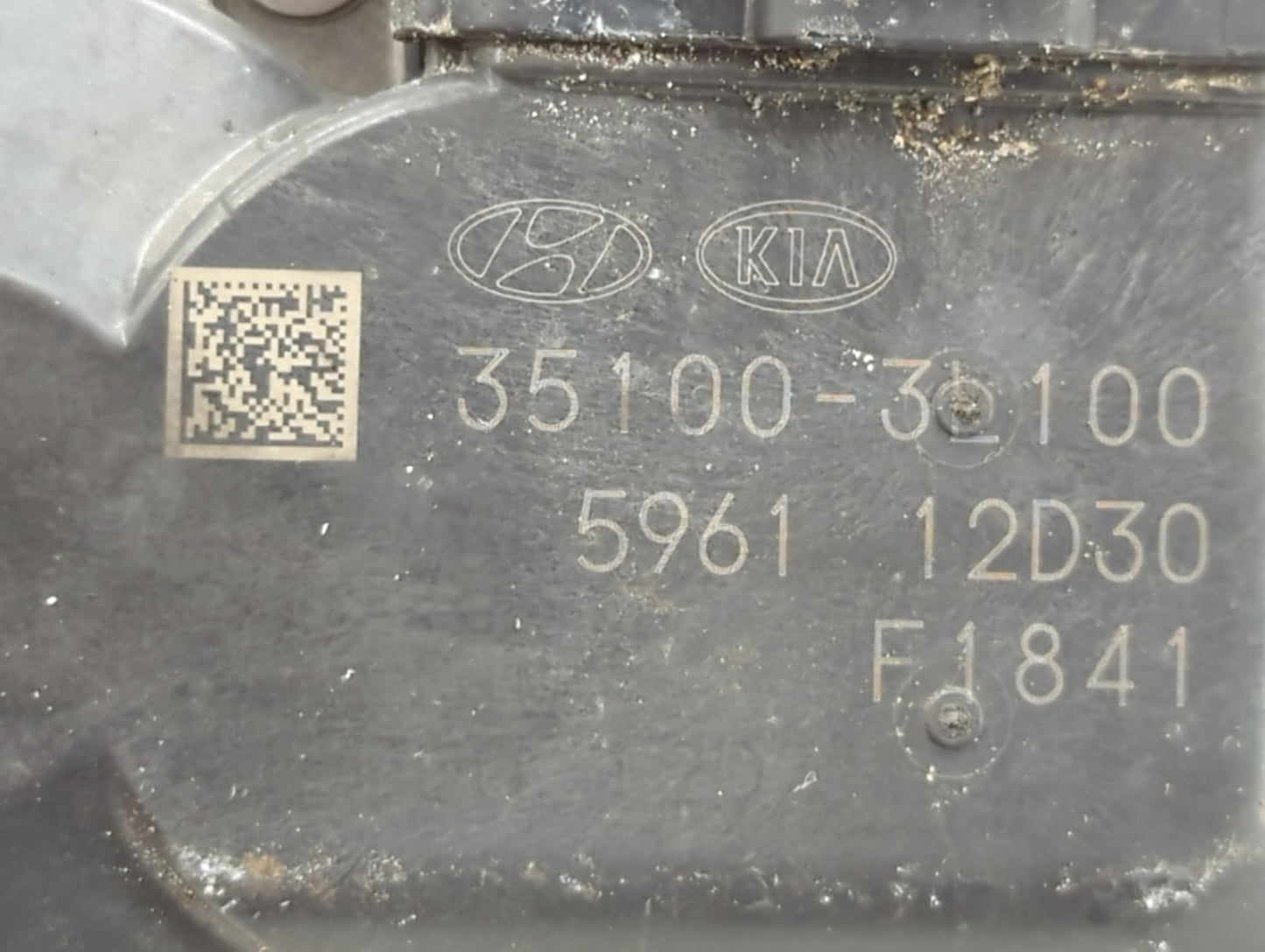 2020-2022 Hyundai Palisade Throttle Body P/N:F1841 5961 12D30, 35100-3L100 Fits Fits 2017 2018 2019 2020 2021 2022 OEM Used 
