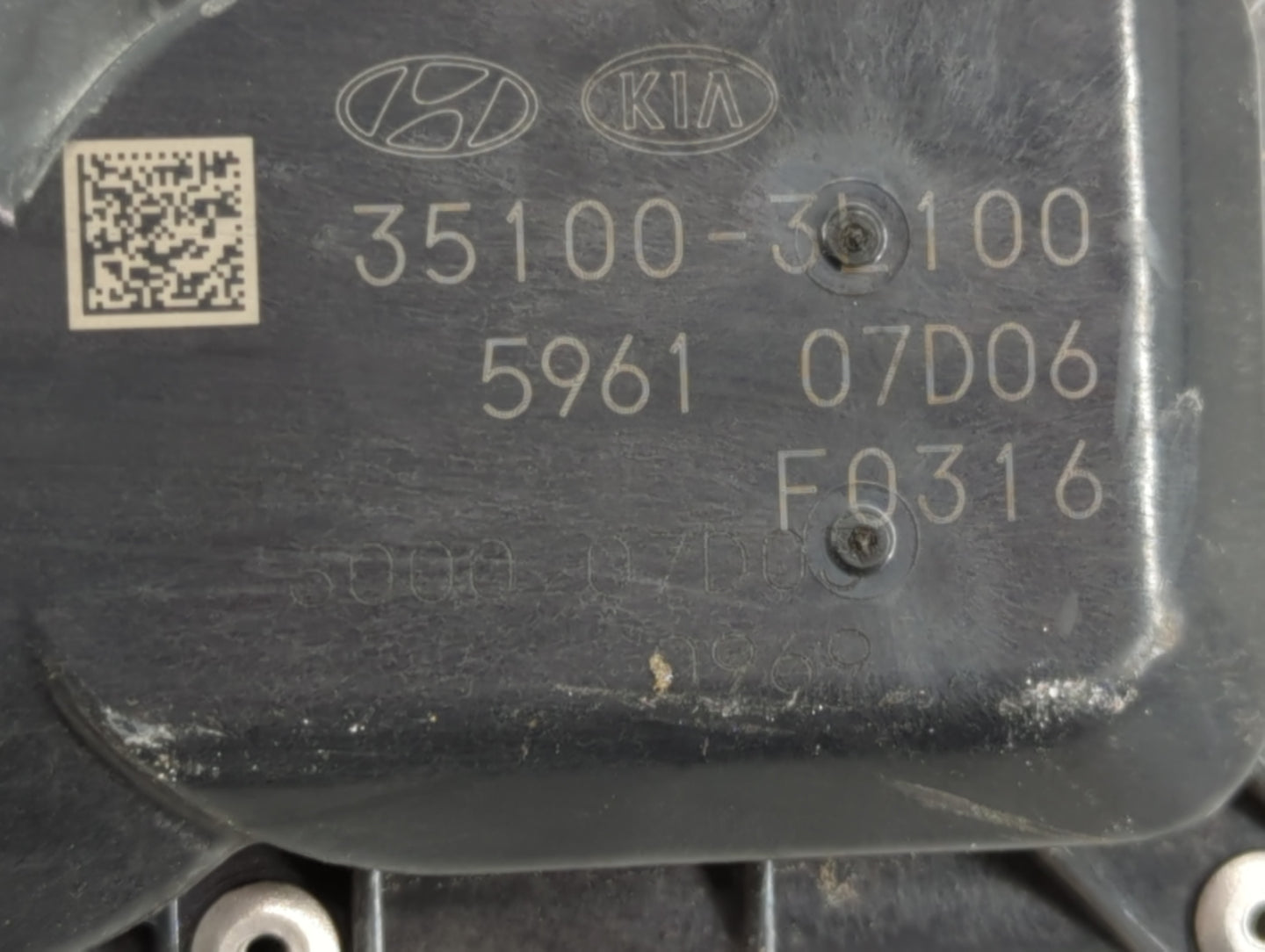 2020-2022 Hyundai Palisade Throttle Body P/N:35100-3L100 Fits Fits 2017 2018 2019 2020 2021 2022 OEM Used Auto Parts - Oemus