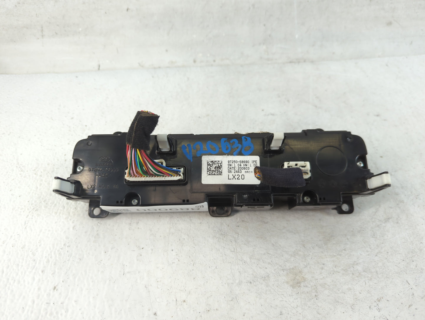 2020-2022 Hyundai Palisade Climate Control Module Temperature AC/Heater Replacement P/N:97250-S86890 Fits Fits 2020 2021 202