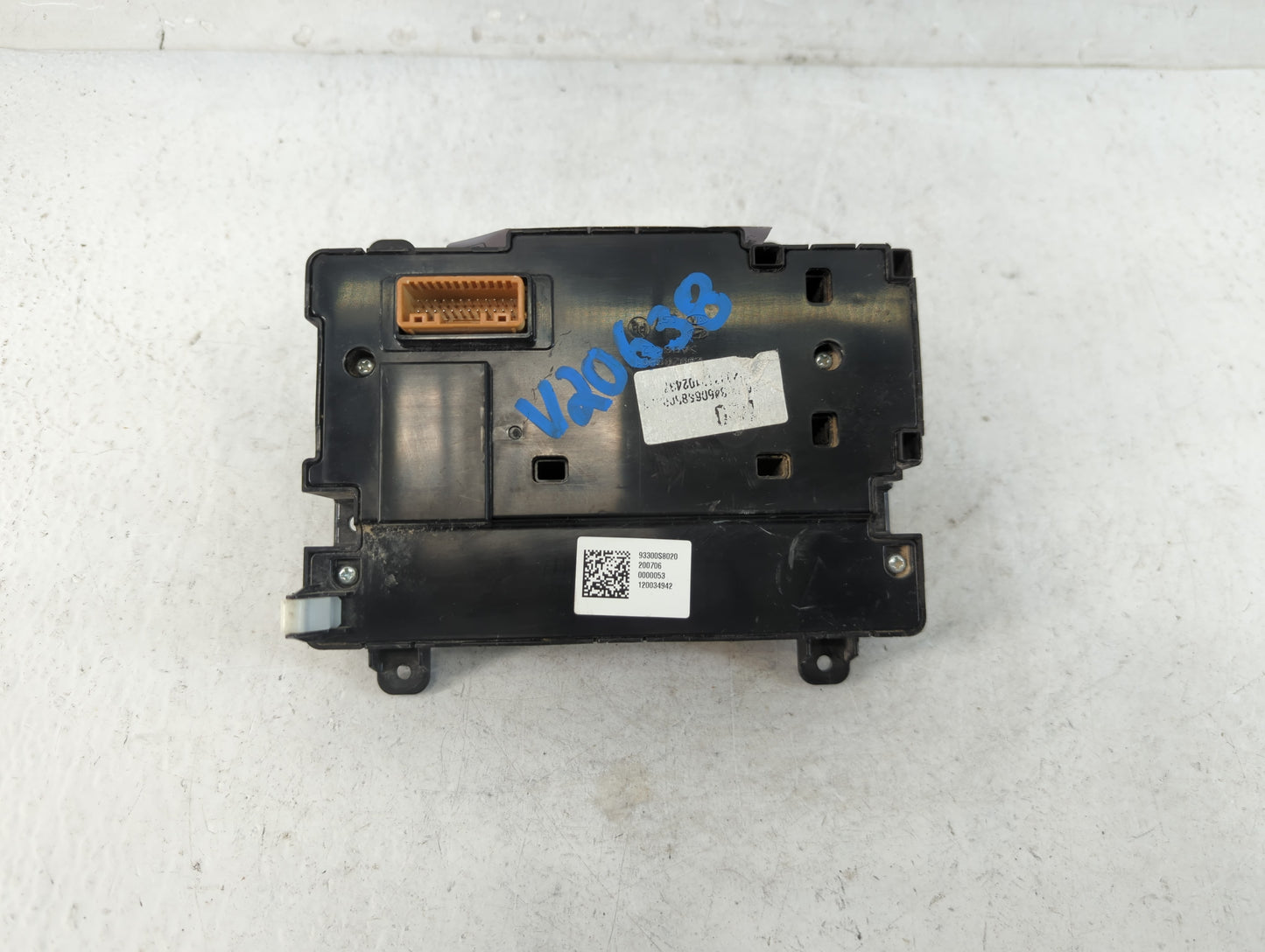 2020-2022 Hyundai Palisade Radio AM FM Cd Player Receiver Replacement P/N:93300S8020 Fits Fits 2020 2021 2022 OEM Used Auto 