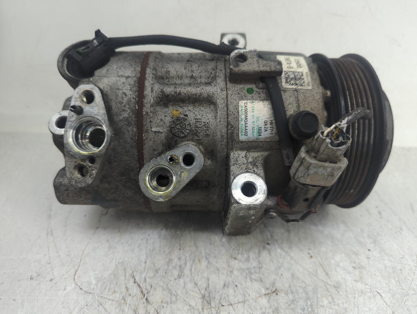 2021-2021 Hyundai Santa Fe Air Conditioning A/c Ac Compressor Oem - Oemusedautoparts1.com