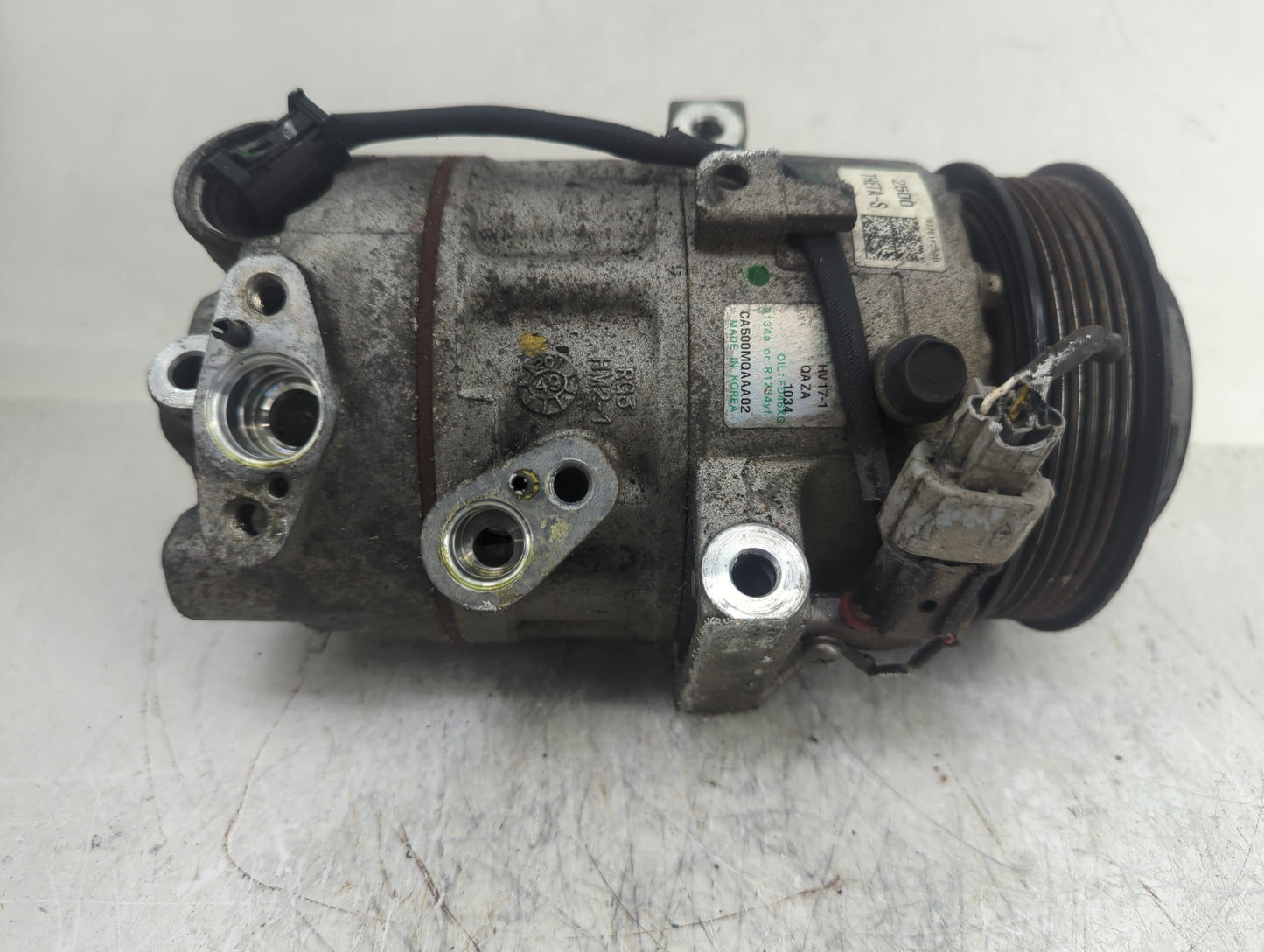 2021-2021 Hyundai Santa Fe Air Conditioning A/c Ac Compressor Oem - Oemusedautoparts1.com