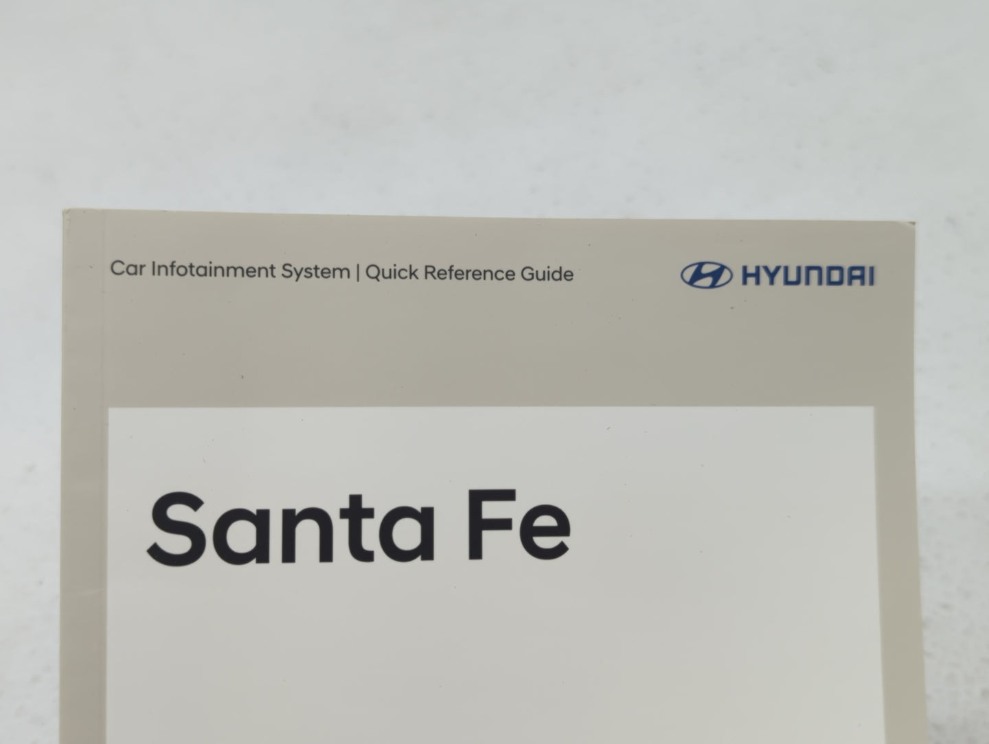 2021 Hyundai Santa Fe Owners Manual Book Guide OEM Used Auto Parts - Oemusedautoparts1.com