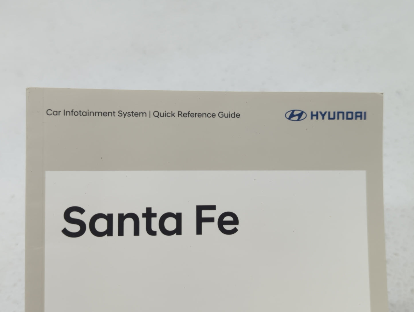2021 Hyundai Santa Fe Owners Manual Book Guide OEM Used Auto Parts - Oemusedautoparts1.com