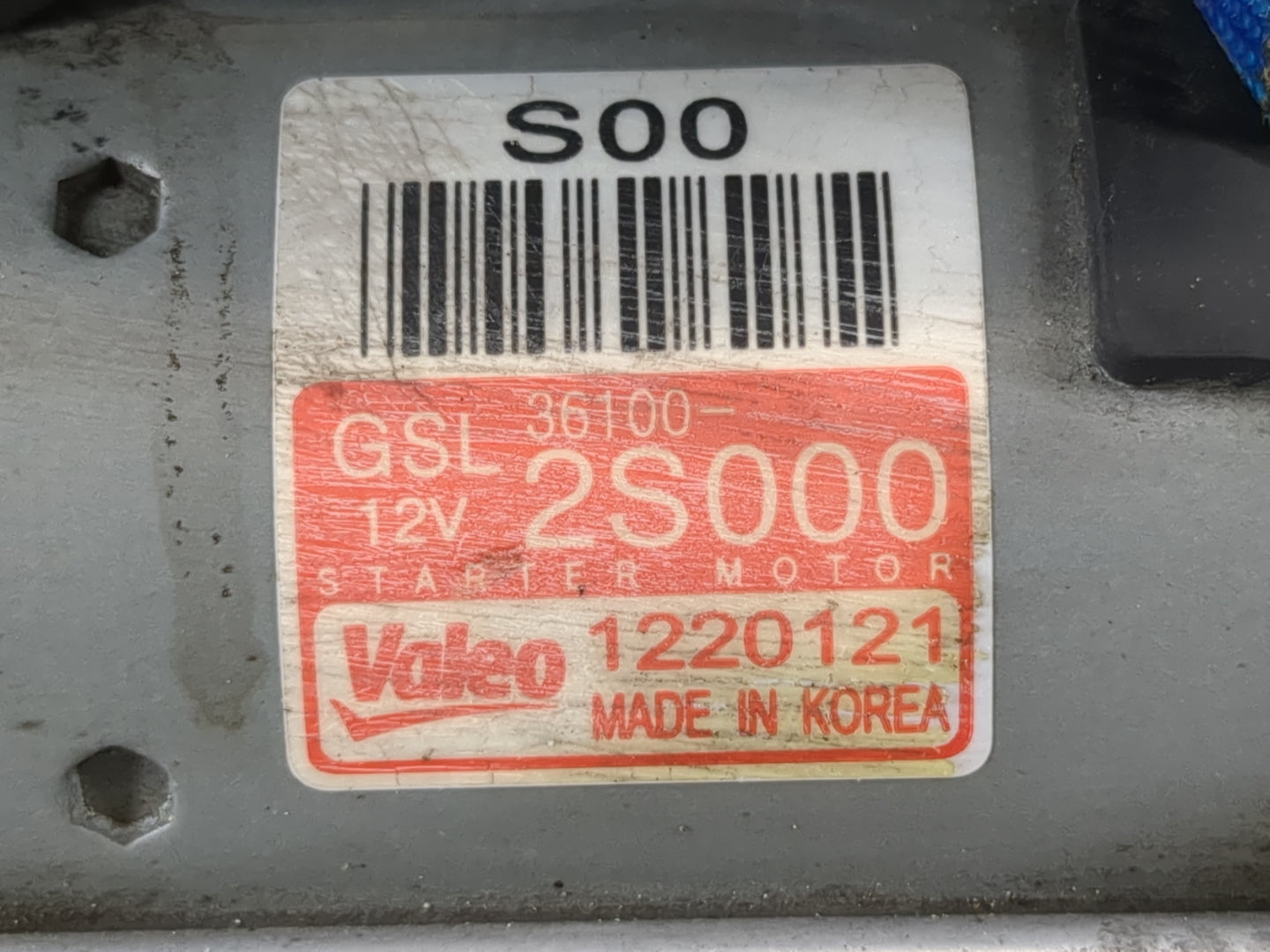 2020-2023 Hyundai Sonata Car Starter Motor Solenoid OEM P/N:36100-2S000 Fits Fits 2020 2021 2022 2023 OEM Used Auto Parts - 