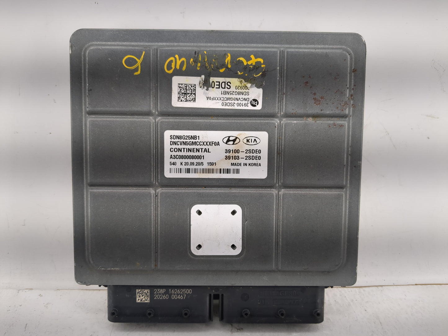 2020-2021 Hyundai Sonata PCM Engine Control Computer ECU ECM PCU OEM P/N:39100-2SDE0 Fits Fits 2020 2021 OEM Used Auto Parts