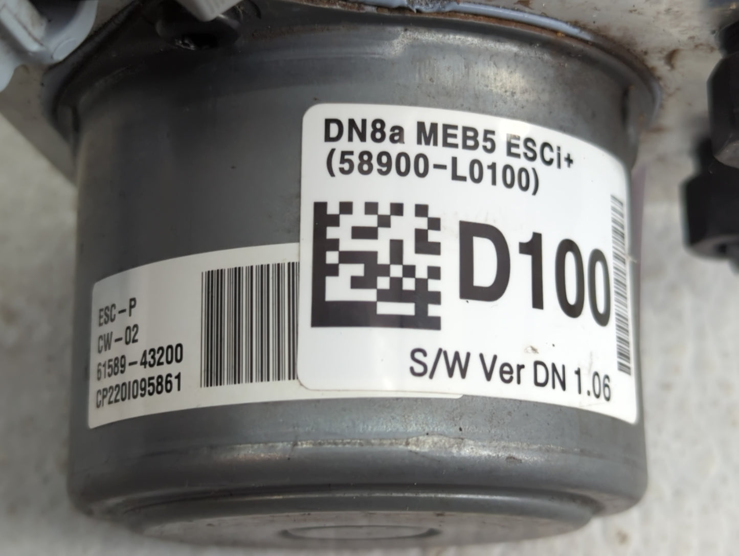 2020-2023 Hyundai Sonata ABS Pump Control Module Replacement P/N:61589-43200 58900-L0100 Fits Fits 2020 2021 2022 2023 OEM U