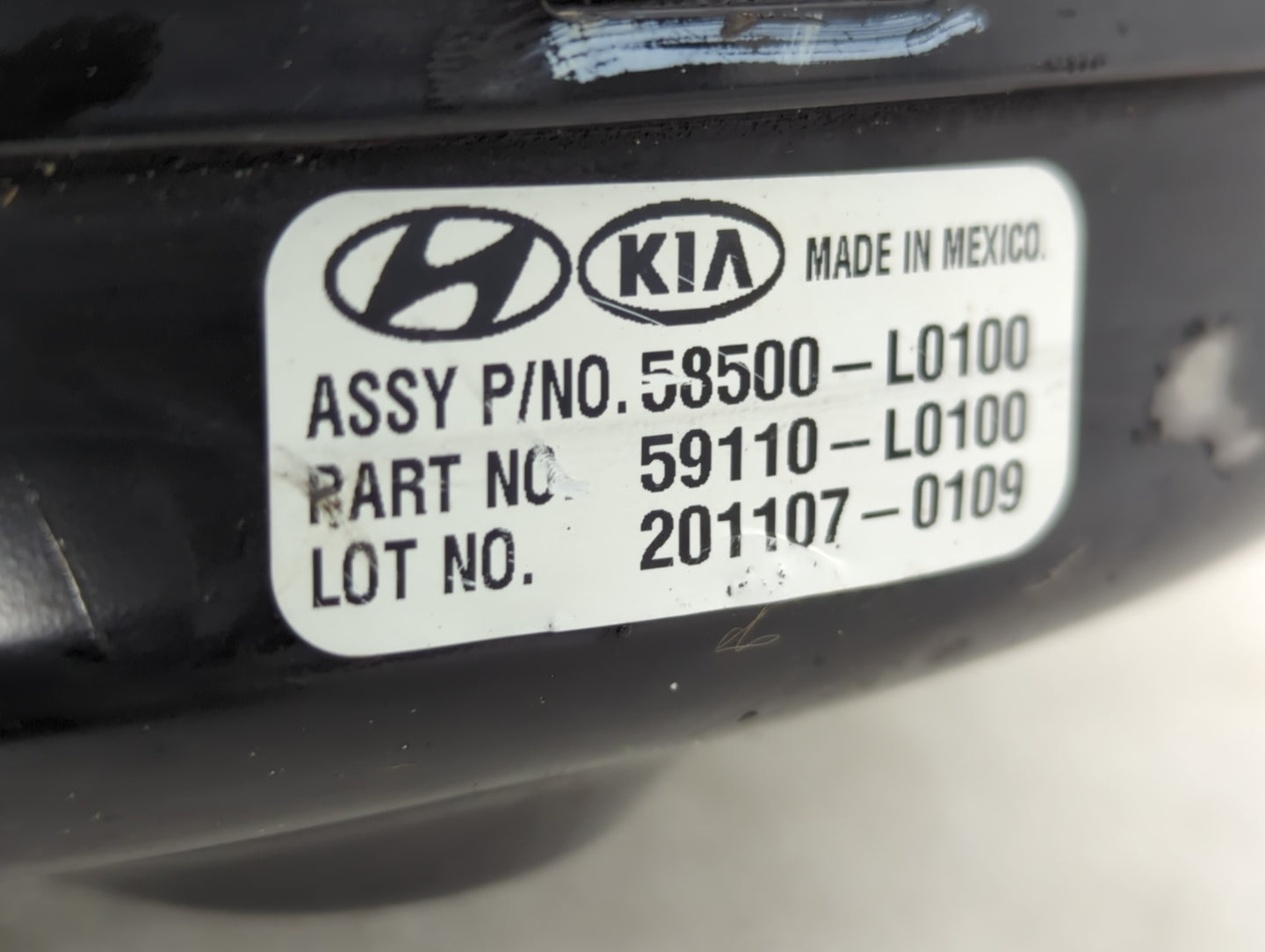 2020-2023 Hyundai Sonata Power Brake Booster Oem - Oemusedautoparts1.com