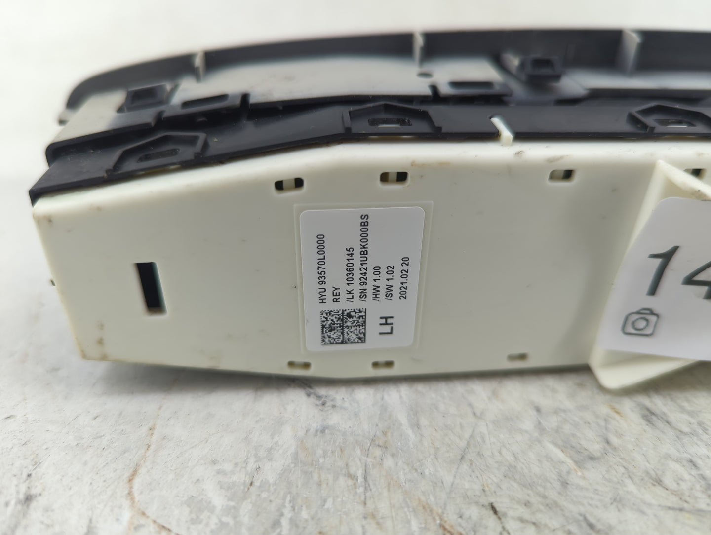 2020-2023 Hyundai Sonata Master Power Window Switch Replacement Driver Side Left P/N:93570L0000 Fits Fits 2020 2021 2022 202