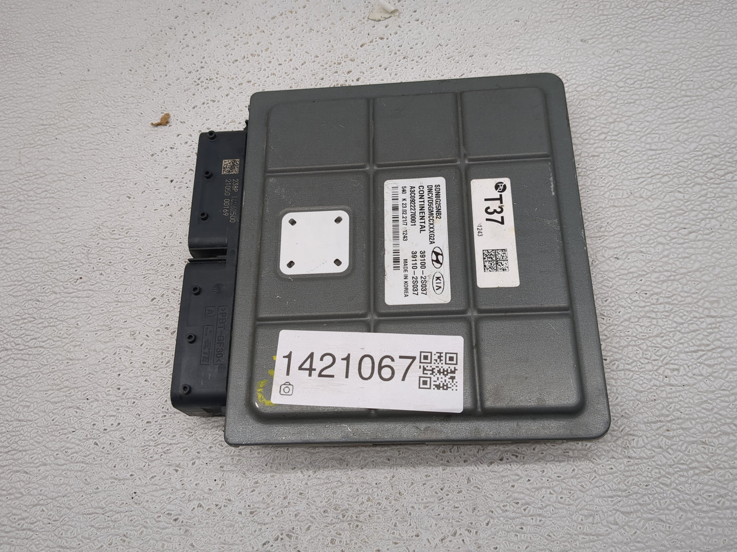 2021 Hyundai Sonata PCM Engine Control Computer ECU ECM PCU OEM P/N:39100-2S037 39110-2S037, SDN8G25NB2 Fits OEM Used Auto P