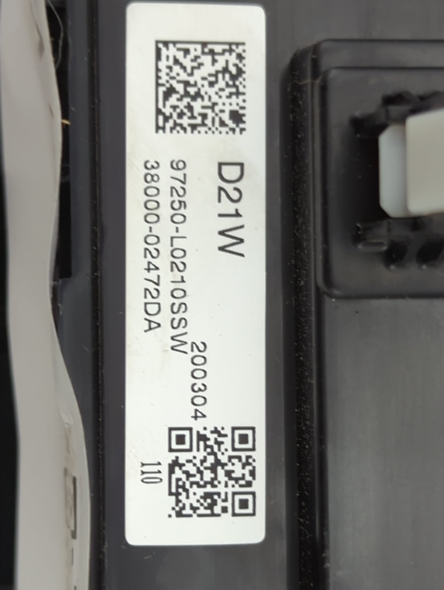 2021 Hyundai Sonata Climate Control Module Temperature AC/Heater Replacement P/N:97250-L0210SSW 38000-02472DA Fits OEM Used 