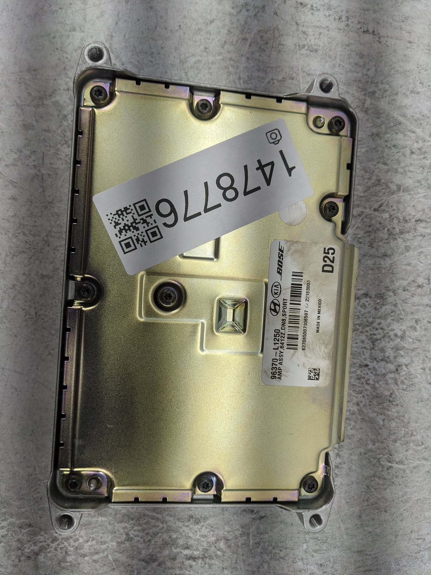 2022-2023 Hyundai Sonata Radio Speaker Amplifier 96370-l1250 - Oemusedautoparts1.com