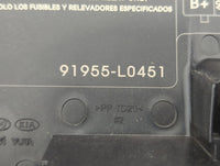 2020-2023 Hyundai Sonata Fusebox Fuse Box Panel Relay Module P/N:91955-L0451 Fits Fits 2020 2021 2022 2023 OEM Used Auto Par