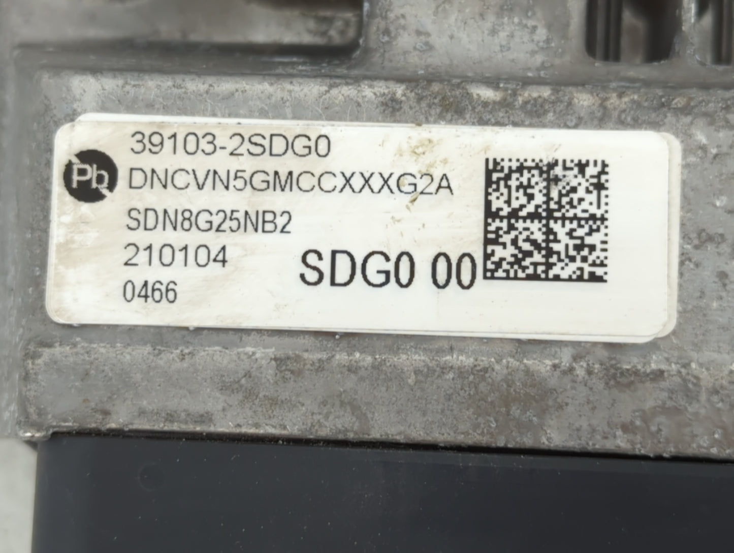 2020-2021 Hyundai Sonata PCM Engine Control Computer ECU ECM PCU OEM P/N:39100-2SDG0 39103-2SDG0 Fits Fits 2020 2021 OEM Use