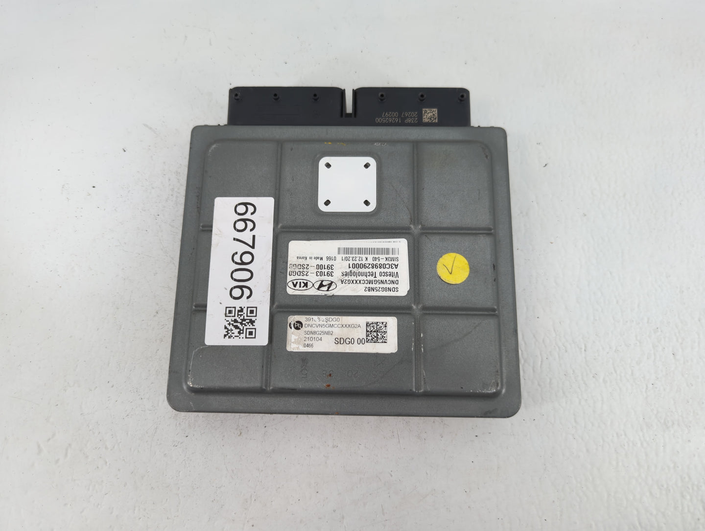 2020-2021 Hyundai Sonata PCM Engine Control Computer ECU ECM PCU OEM P/N:39100-2SDG0 39103-2SDG0 Fits Fits 2020 2021 OEM Use