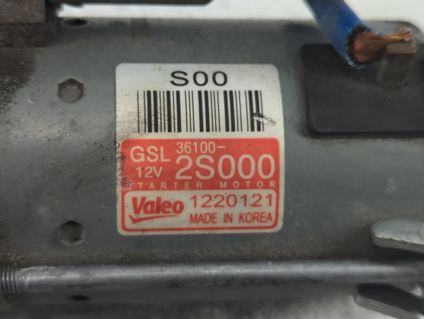 2020-2023 Hyundai Sonata Car Starter Motor Solenoid OEM P/N:1220121 36100-2S000 Fits Fits 2020 2021 2022 2023 OEM Used Auto 