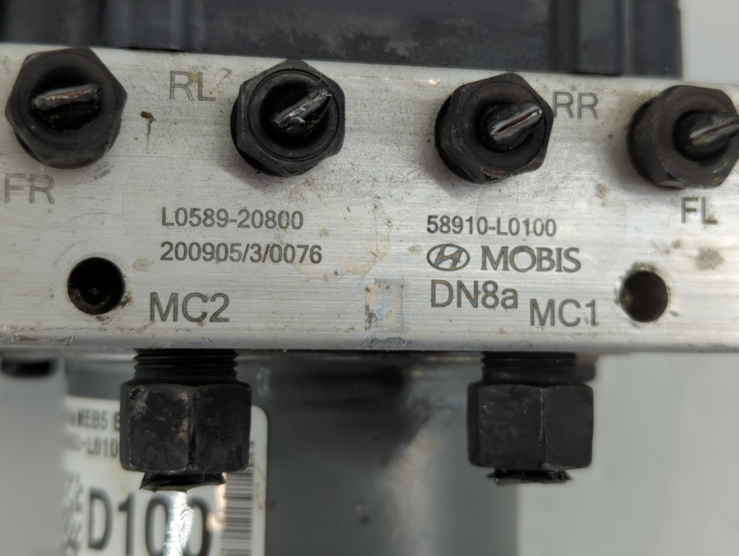 2020-2023 Hyundai Sonata ABS Pump Control Module Replacement P/N:58910-L0100 L0589-20800 Fits Fits 2020 2021 2022 2023 OEM U
