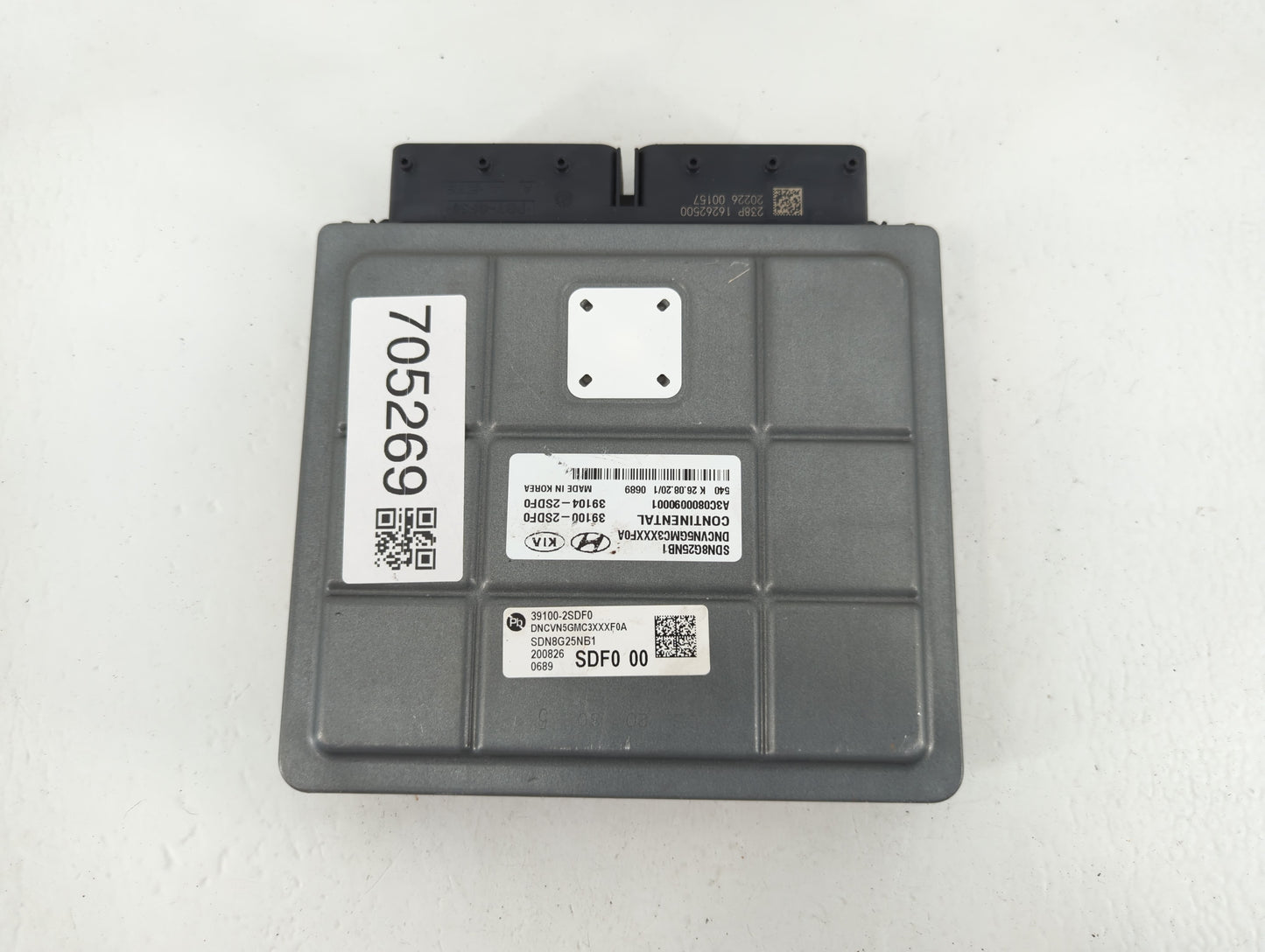 2020-2021 Hyundai Sonata PCM Engine Control Computer ECU ECM PCU OEM P/N:39104-2SDF0 39100-2SDF0 Fits Fits 2020 2021 OEM Use