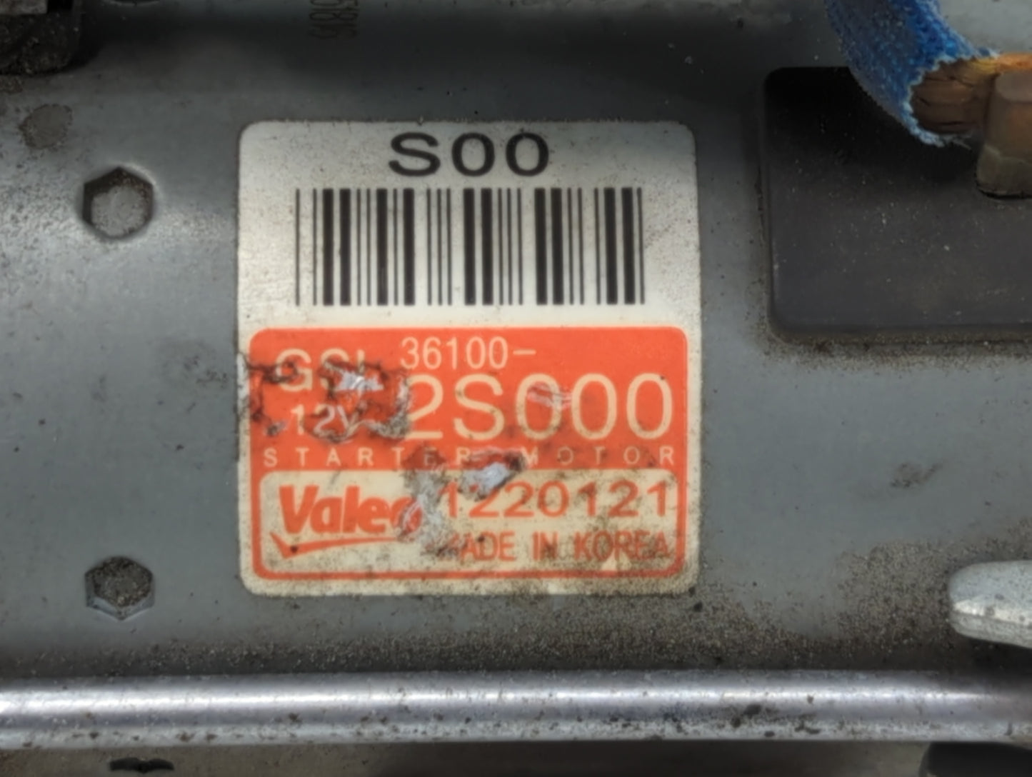 2020-2023 Hyundai Sonata Car Starter Motor Solenoid OEM P/N:1220121 36100-2S000 Fits Fits 2020 2021 2022 2023 OEM Used Auto 