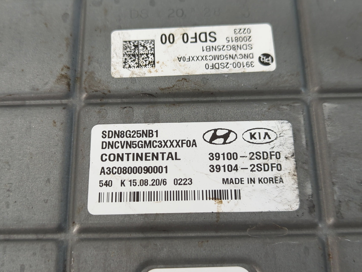 2021 Hyundai Sonata PCM Engine Control Computer ECU ECM PCU OEM P/N:39104-2SDF0 39100-2SDF0 Fits OEM Used Auto Parts - Oemus