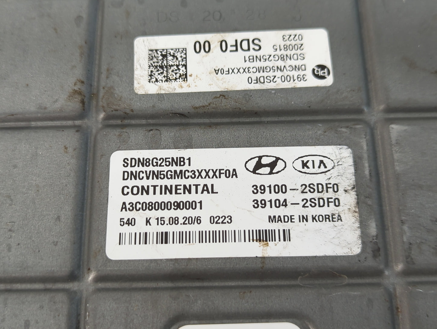 2021 Hyundai Sonata PCM Engine Control Computer ECU ECM PCU OEM P/N:39104-2SDF0 39100-2SDF0 Fits OEM Used Auto Parts - Oemus