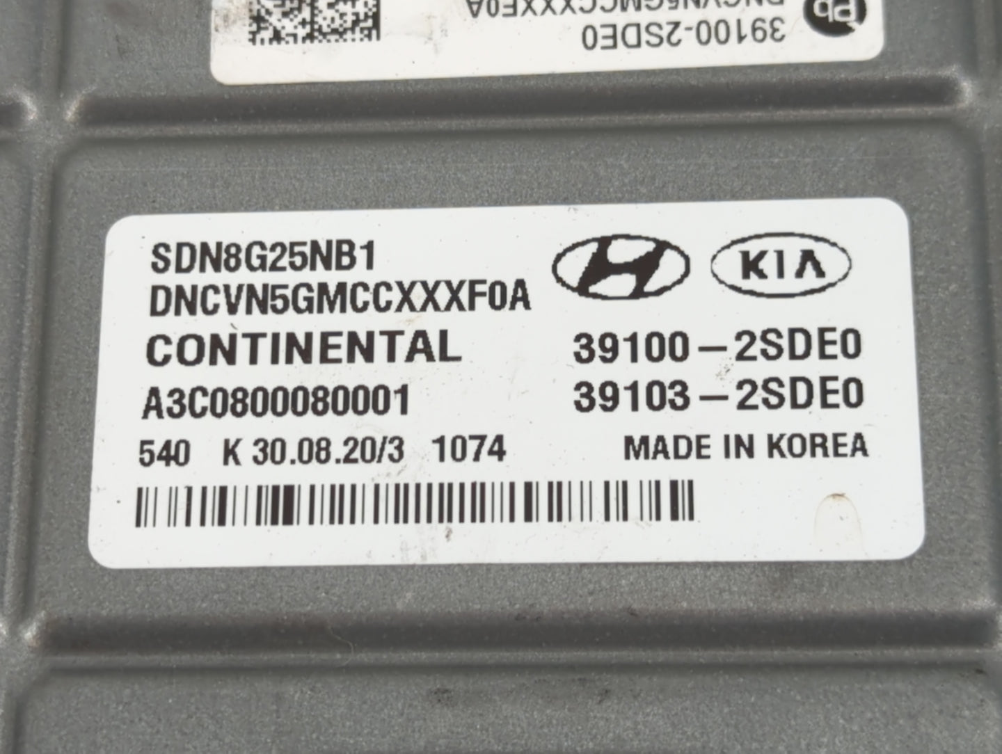 2021 Hyundai Sonata PCM Engine Control Computer ECU ECM PCU OEM P/N:39100-2SDE0 Fits OEM Used Auto Parts - Oemusedautoparts1