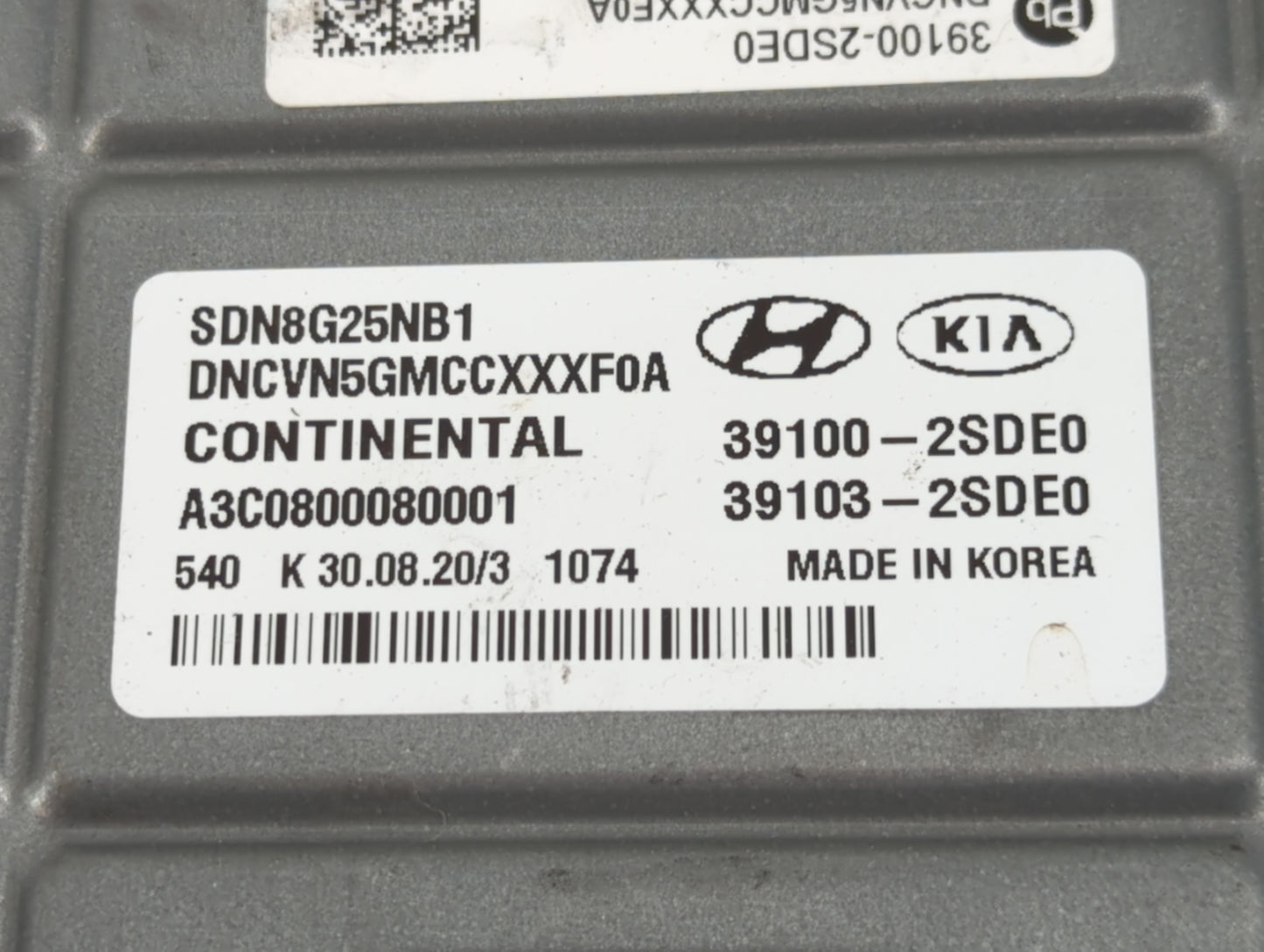 2021 Hyundai Sonata PCM Engine Control Computer ECU ECM PCU OEM P/N:39100-2SDE0 Fits OEM Used Auto Parts - Oemusedautoparts1