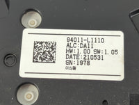 2020-2021 Hyundai Sonata Instrument Cluster Speedometer Gauges P/N:94011-L1110 Fits Fits 2020 2021 OEM Used Auto Parts - Oem