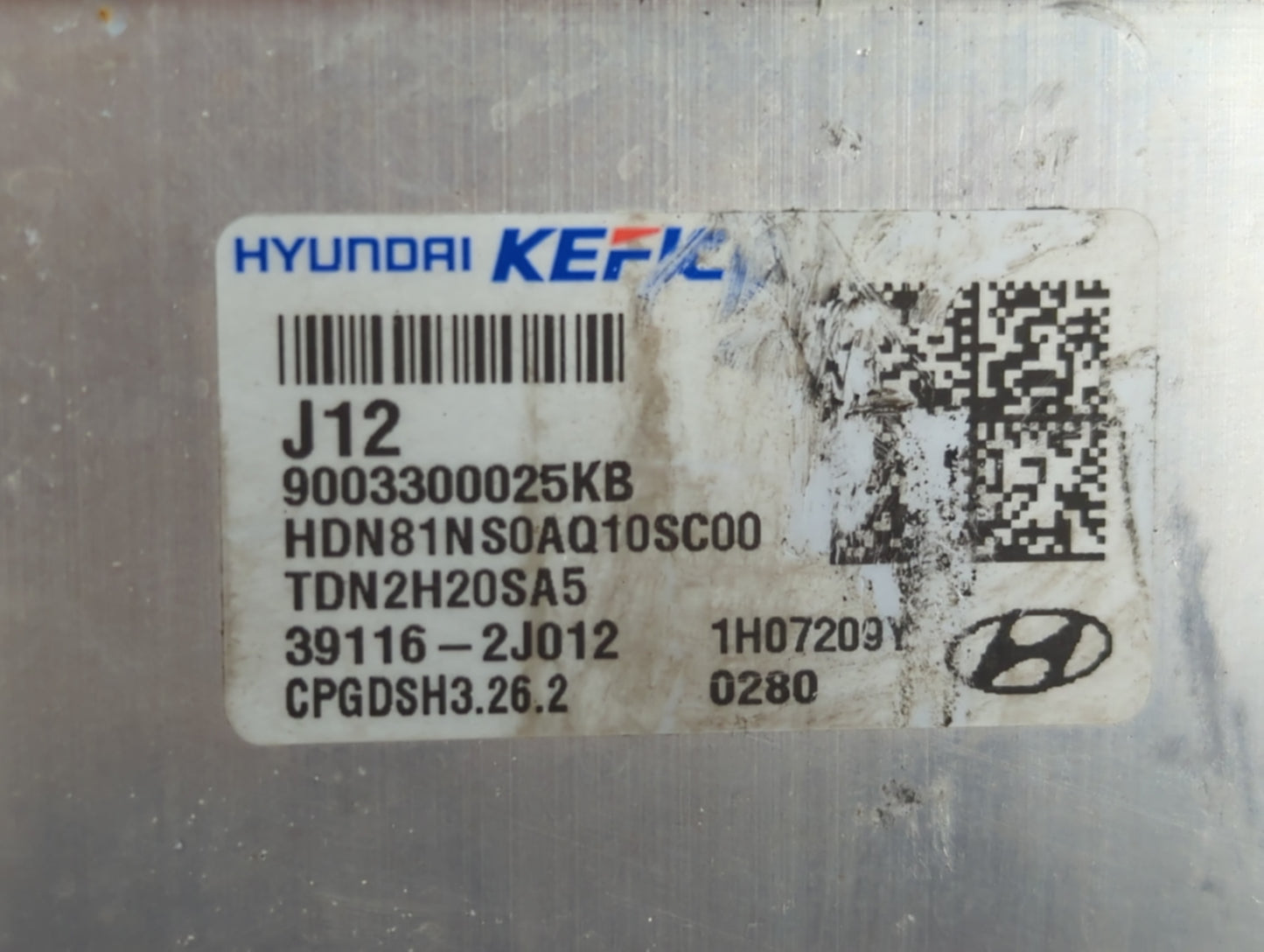 2020-2021 Hyundai Sonata PCM Engine Control Computer ECU ECM PCU OEM P/N:39116-2J012 Fits Fits 2020 2021 OEM Used Auto Parts