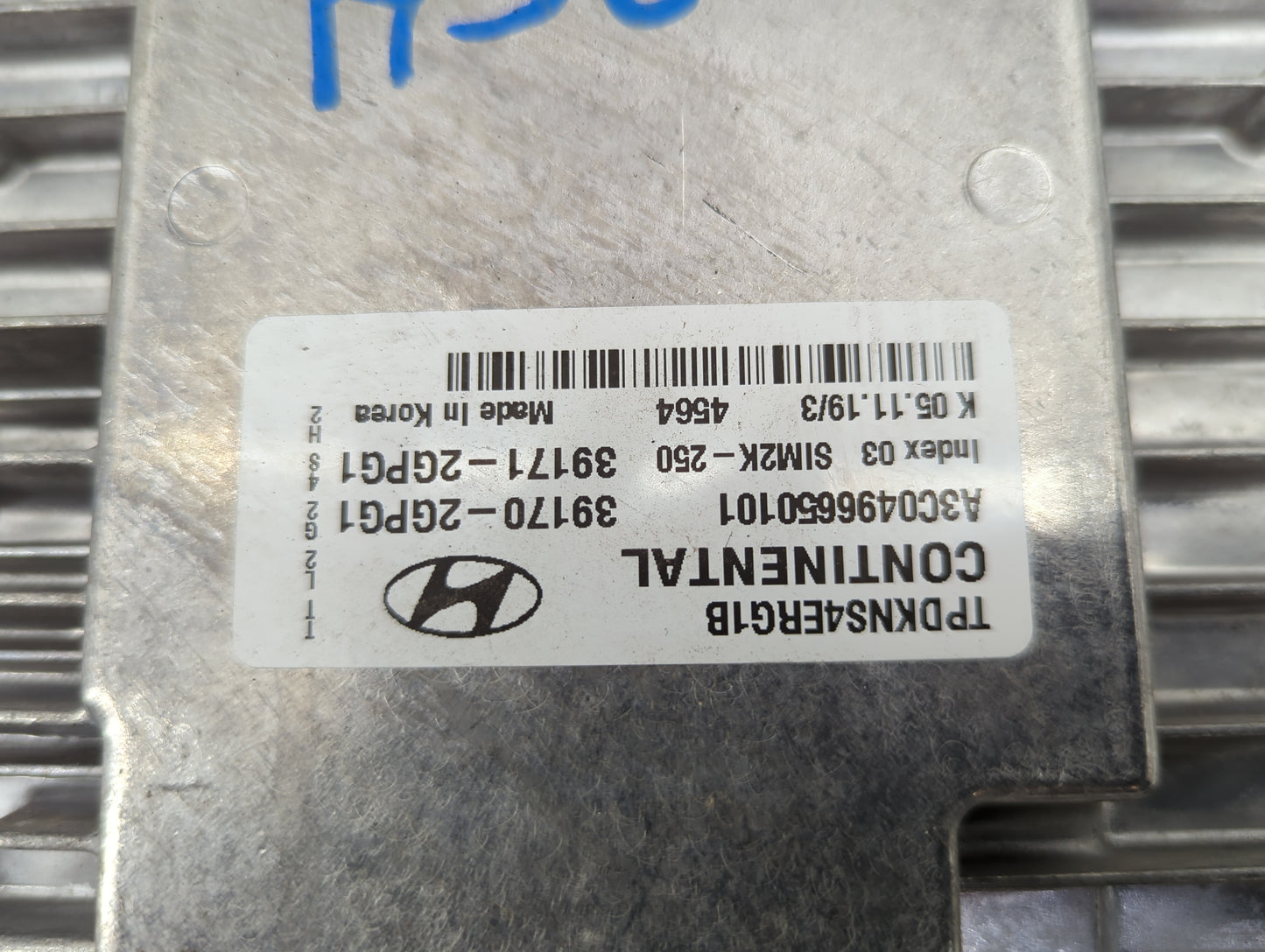2019-2021 Hyundai Tucson PCM Engine Control Computer ECU ECM PCU OEM P/N:39170-2GPG1 39171-2GPG1 Fits Fits 2019 2020 2021 OE