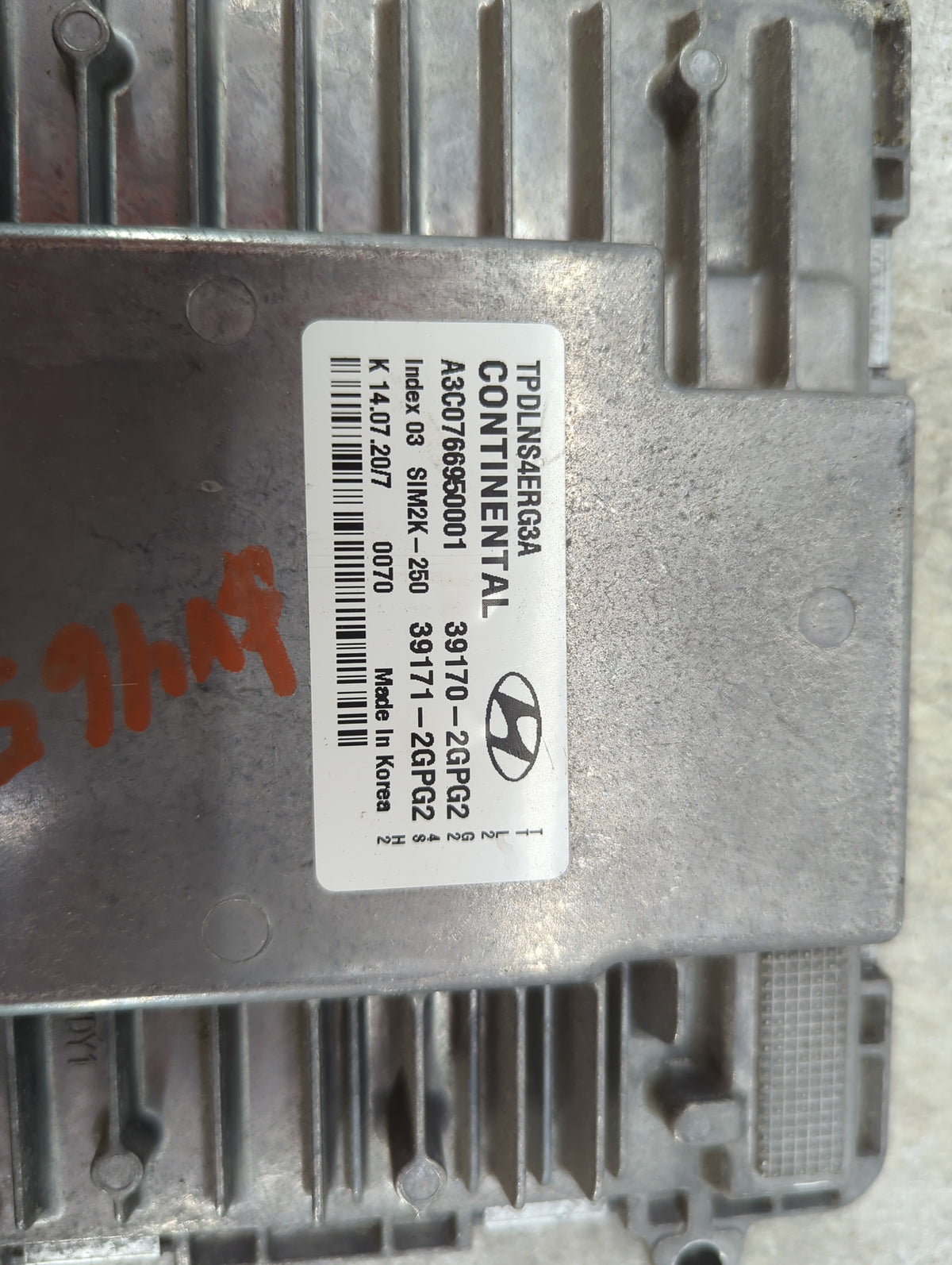 2019-2021 Hyundai Tucson PCM Engine Control Computer ECU ECM PCU OEM P/N:39170-2GPG2 39171-2GPG2 Fits Fits 2019 2020 2021 OE