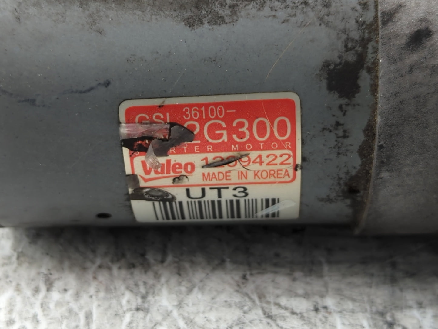 2021 Hyundai Tucson Car Starter Motor Solenoid OEM P/N:36100-2G300 Fits OEM Used Auto Parts - Oemusedautoparts1.com