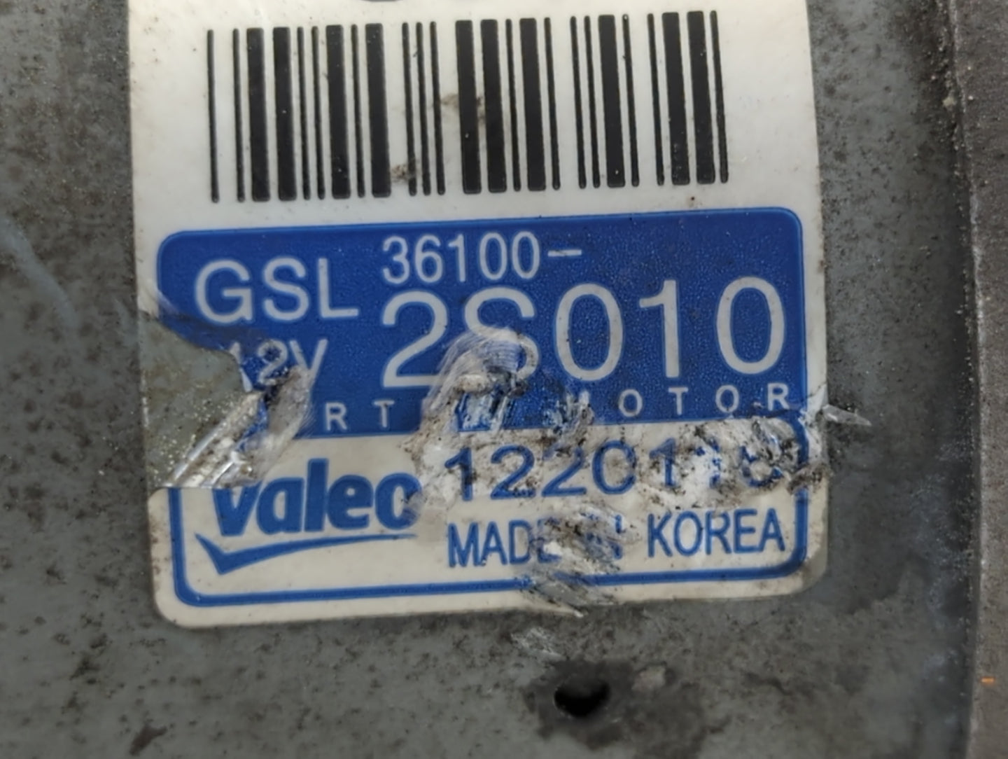 2016-2021 Hyundai Tucson Car Starter Motor Solenoid OEM P/N:36100-2S010 Fits Fits 2013 2014 2016 2017 2018 2019 2020 2021 20