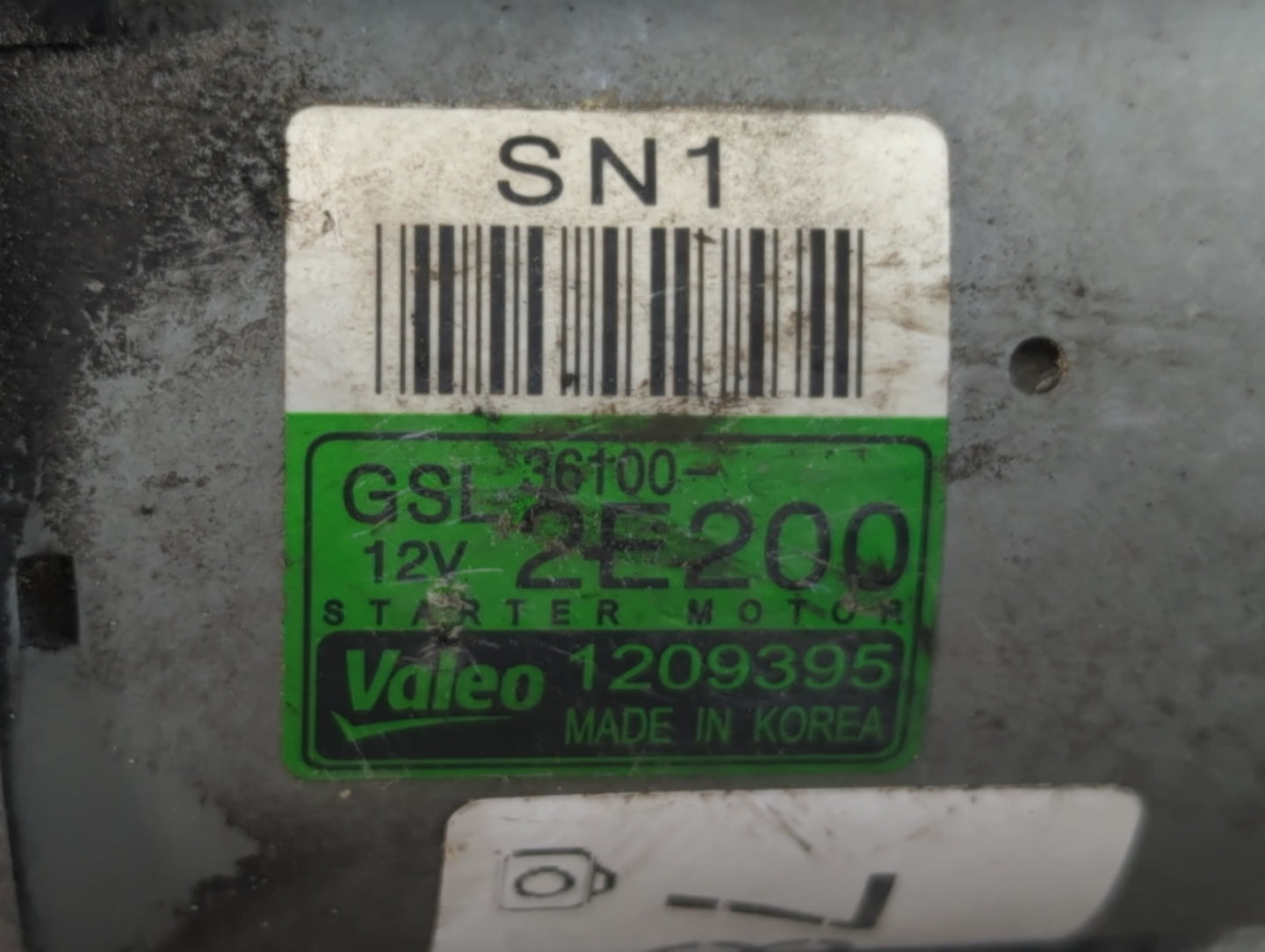 2016-2021 Hyundai Tucson Car Starter Motor Solenoid OEM P/N:1209395 36100-2E200 Fits OEM Used Auto Parts - Oemusedautoparts1