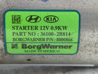 2018-2021 Hyundai Tucson Car Starter Motor Solenoid OEM P/N:36100-2B814 Fits Fits 2016 2017 2018 2019 2020 2021 OEM Used Aut