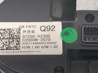 2020 Hyundai Venue Climate Control Module Temperature AC/Heater Replacement P/N:97250-K2390 C20038-2070 Fits OEM Used Auto P