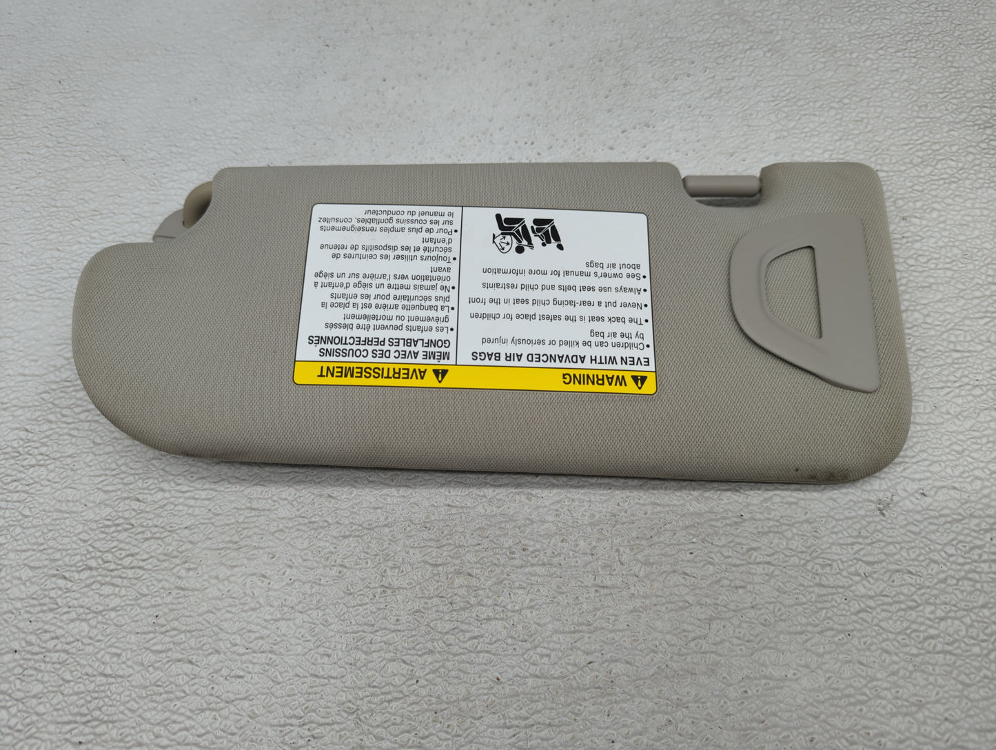 2014-2020 Infiniti Q50 Sun Visor Shade Replacement Passenger Right Mirror Fits Fits 2014 2015 2016 2017 2018 2019 2020 OEM U