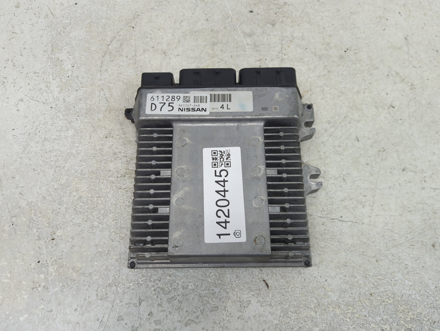 2021 Infiniti Q50 PCM Engine Control Computer ECU ECM PCU OEM P/N:NEC047-648 Fits OEM Used Auto Parts - Oemusedautoparts1.co