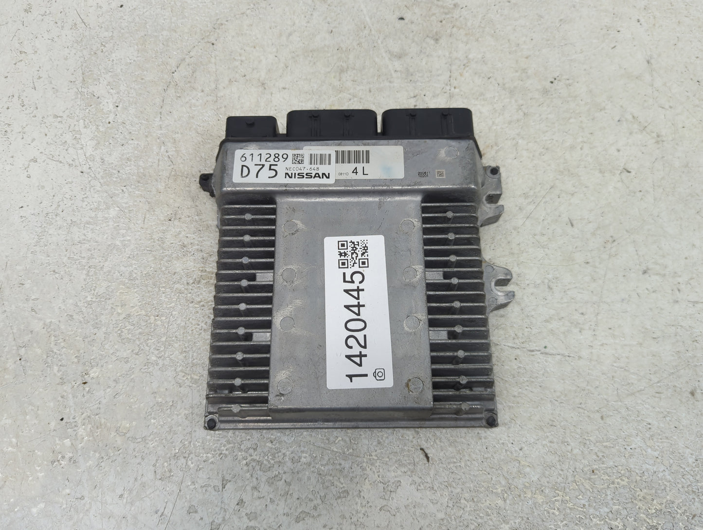 2021 Infiniti Q50 PCM Engine Control Computer ECU ECM PCU OEM P/N:NEC047-648 Fits OEM Used Auto Parts - Oemusedautoparts1.co