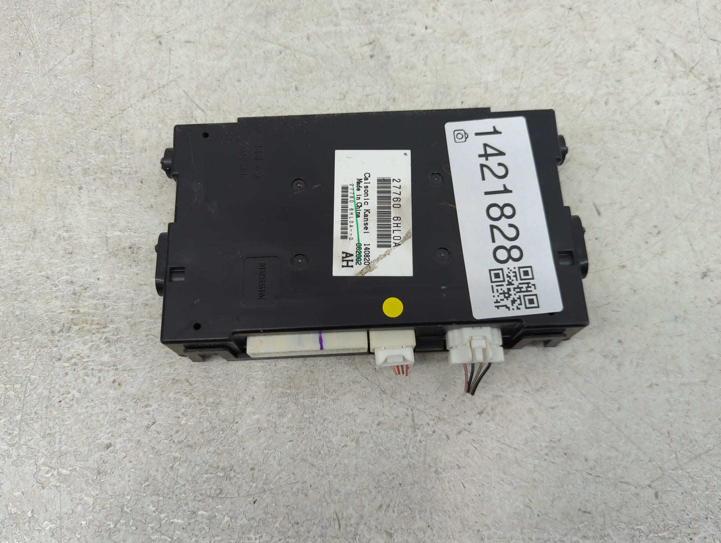 2020 Infiniti Q50 Radio AM FM Cd Player Receiver Replacement P/N:27760 6HL0A Fits Fits 2019 OEM Used Auto Parts - Oemusedaut