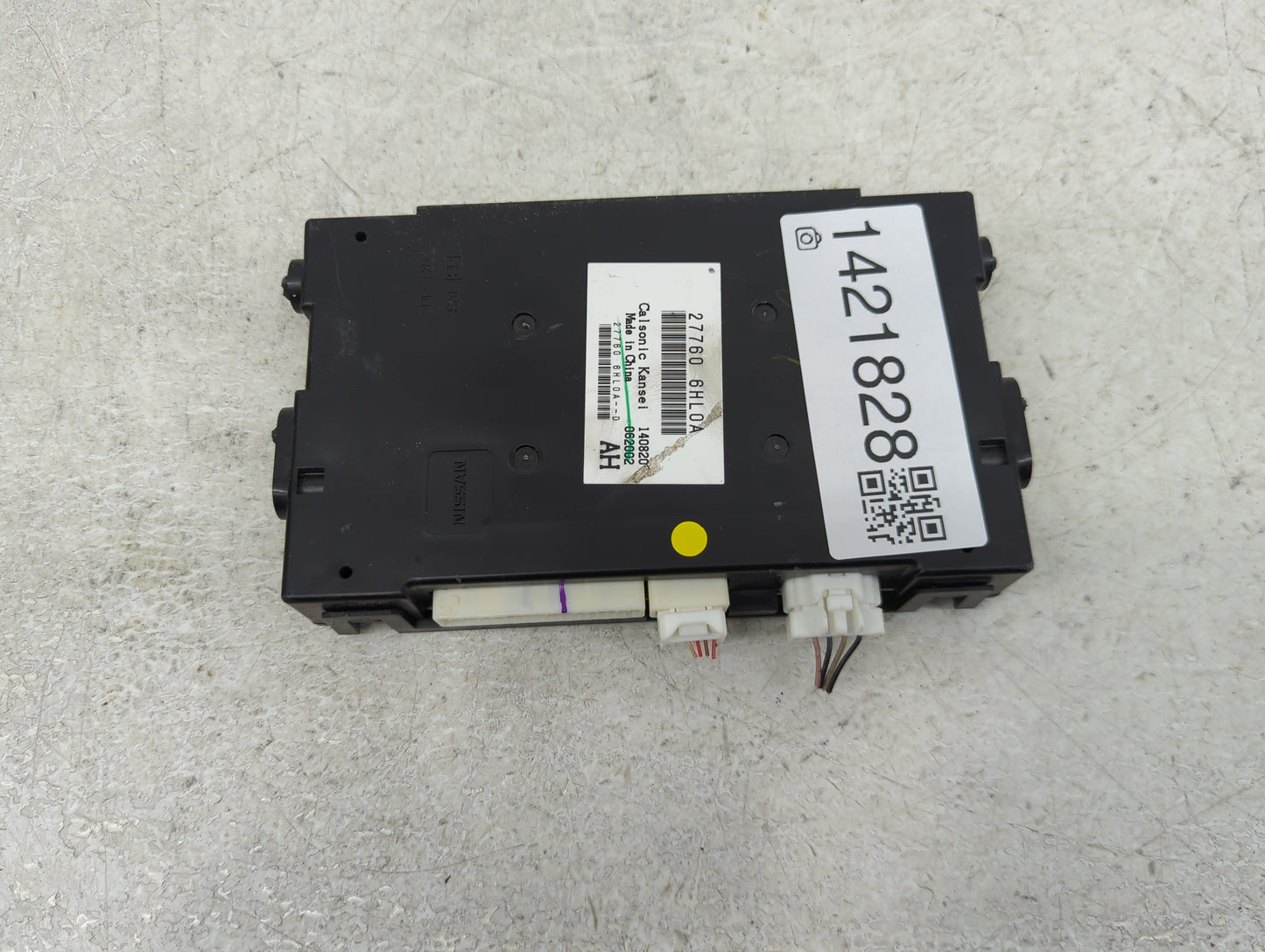 2020 Infiniti Q50 Radio AM FM Cd Player Receiver Replacement P/N:27760 6HL0A Fits Fits 2019 OEM Used Auto Parts - Oemusedaut