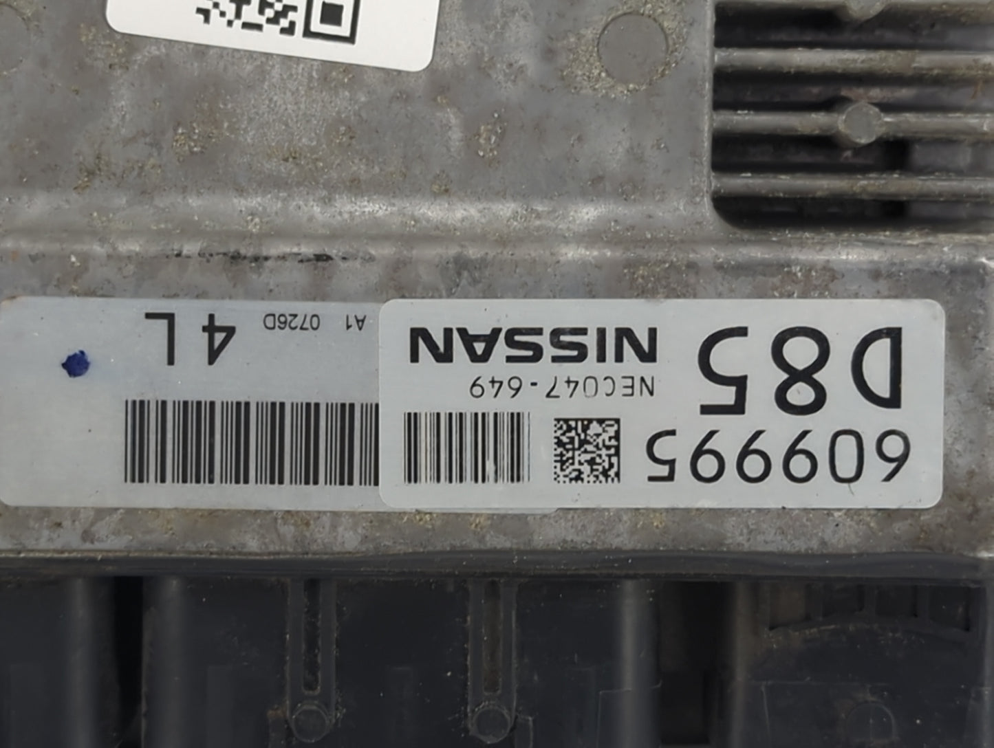 2021 Infiniti Q50 PCM Engine Control Computer ECU ECM PCU OEM P/N:NEC047-649 Fits OEM Used Auto Parts - Oemusedautoparts1.co