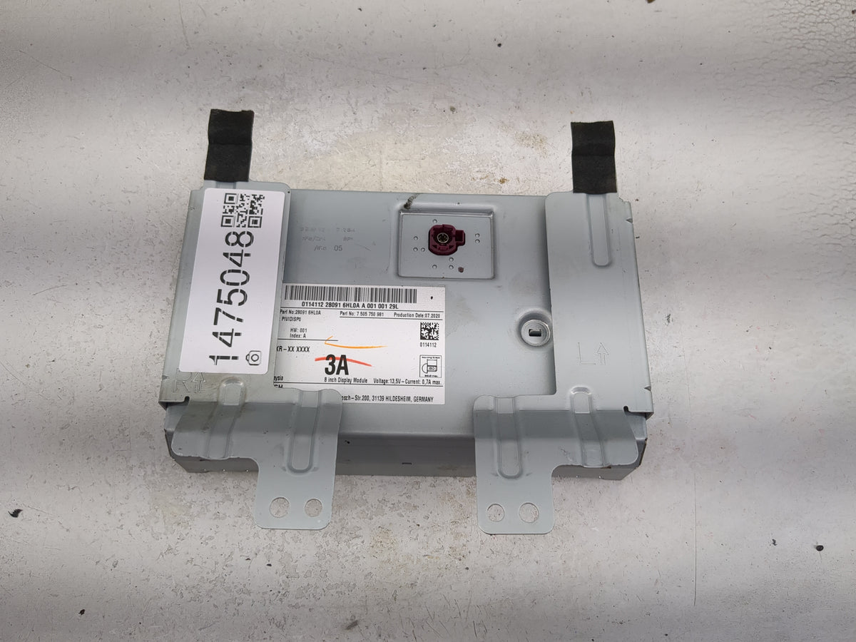 2019-2020 Infiniti Q50 Information Radio Display Screen 1475048 - Oemusedautoparts1.com