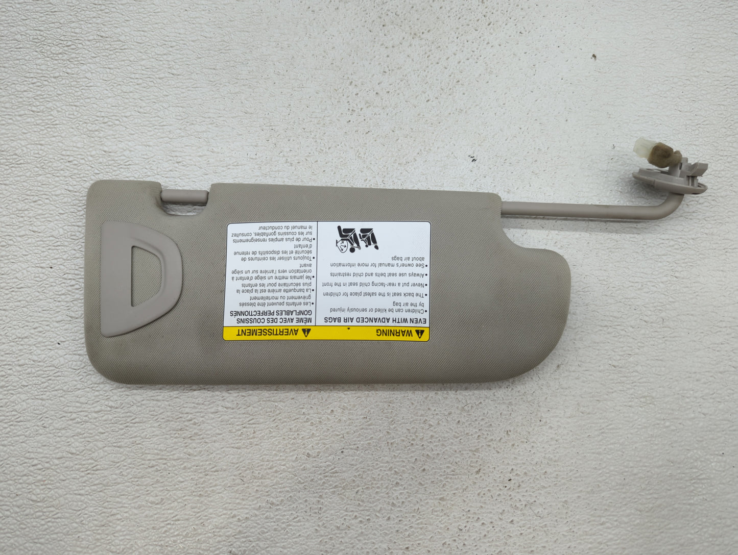 2021 Infiniti Q50 Sun Visor Shade Replacement Driver Left Mirror Fits OEM Used Auto Parts - Oemusedautoparts1.com