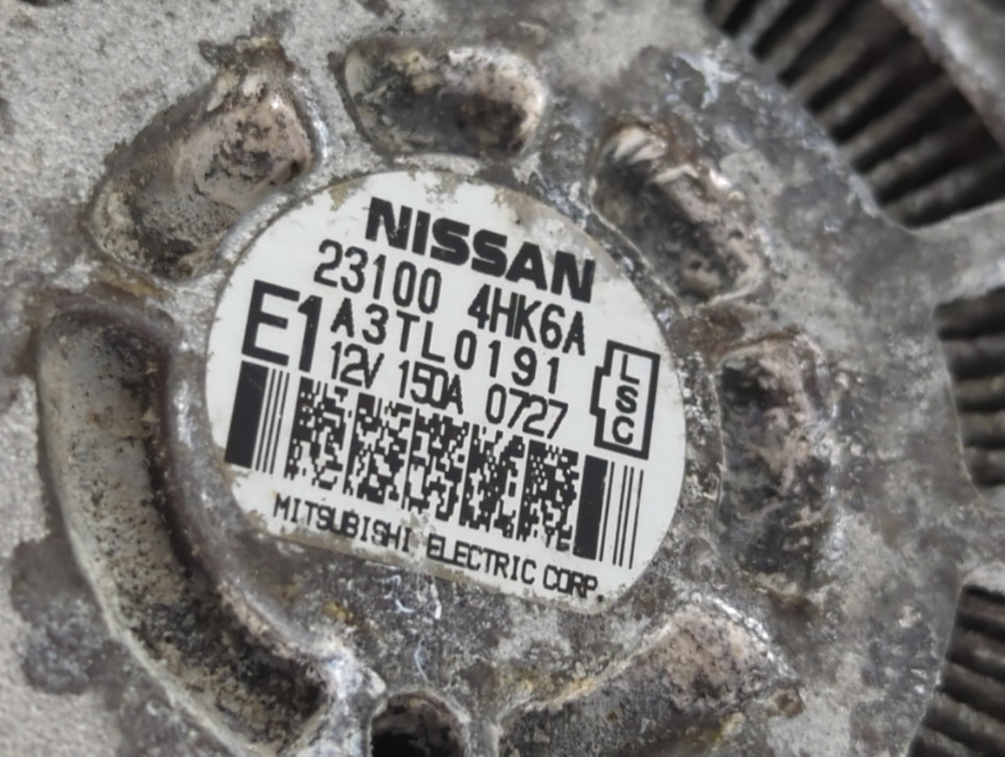 2016-2020 Infiniti Q50 Alternator Replacement Generator Charging Assembly Engine OEM P/N:23100 4HK6A Fits OEM Used Auto Part