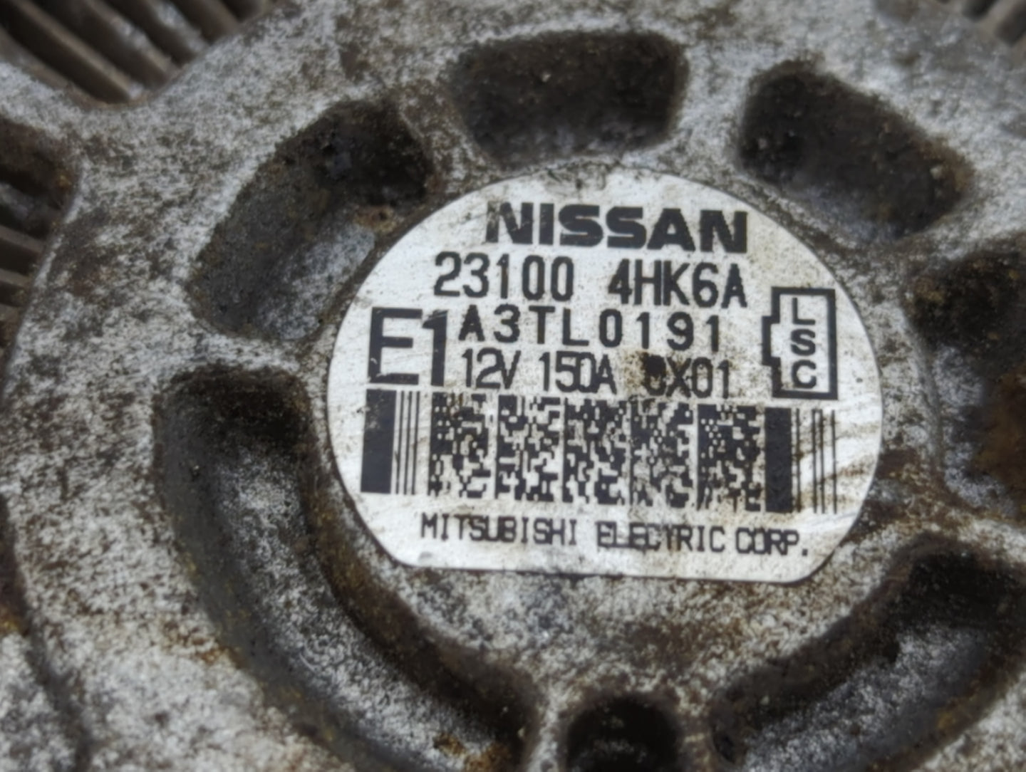 2016-2020 Infiniti Q50 Alternator Replacement Generator Charging Assembly Engine OEM P/N:23100 4HK6A Fits OEM Used Auto Part
