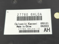 2020 Infiniti Q50 Radio AM FM Cd Player Receiver Replacement P/N:27760 6HL0A Fits Fits 2019 OEM Used Auto Parts - Oemusedaut