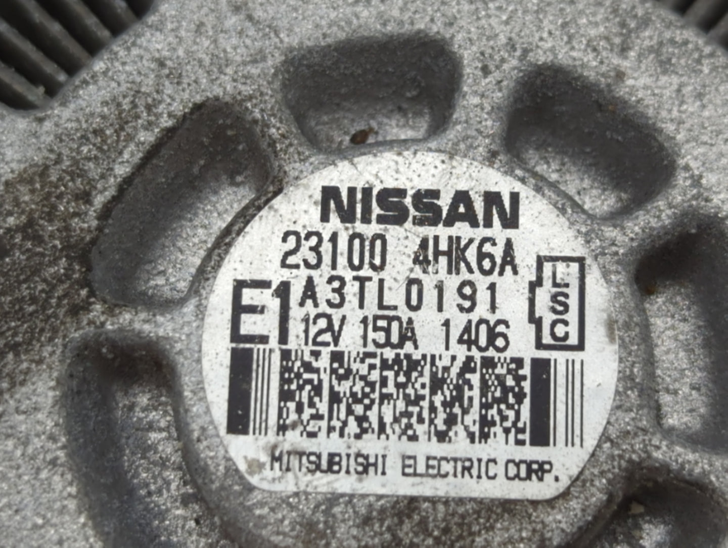 2016-2020 Infiniti Q50 Alternator Replacement Generator Charging Assembly Engine OEM P/N:23100 4HK6A Fits OEM Used Auto Part