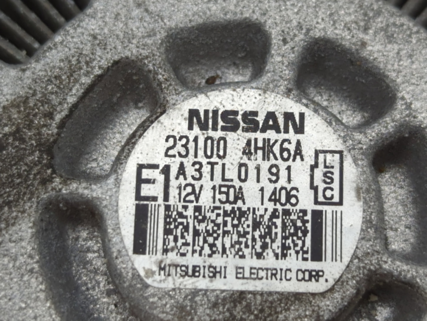 2016-2020 Infiniti Q50 Alternator Replacement Generator Charging Assembly Engine OEM P/N:23100 4HK6A Fits OEM Used Auto Part