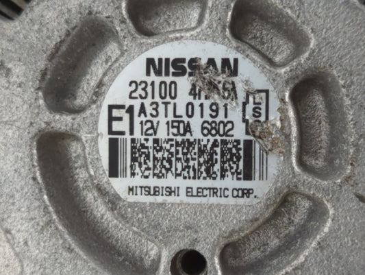 2017-2018 Infiniti Q60 Alternator Replacement Generator Charging Assembly Engine OEM P/N:23100 4HK6A 23100 4HK1A Fits OEM Used Auto Parts